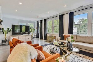 TV, books, offices