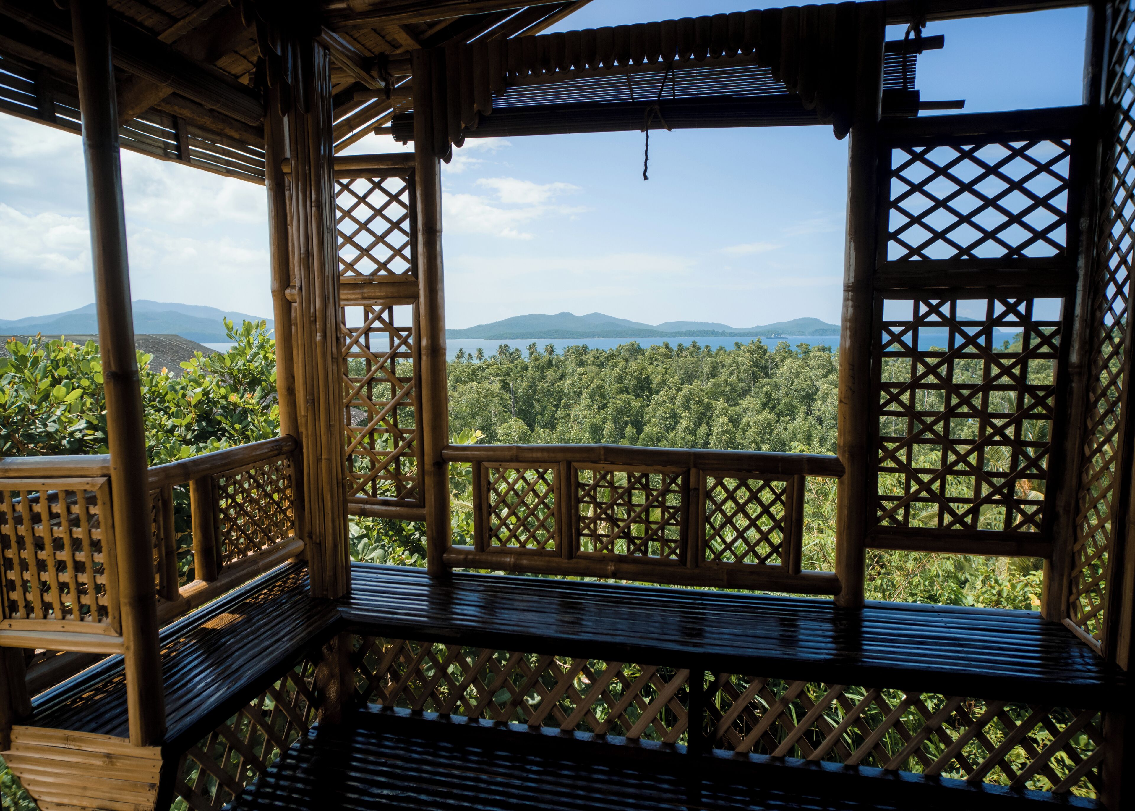 Classic-Ferienhaus, Meerblick | Terrasse/Patio