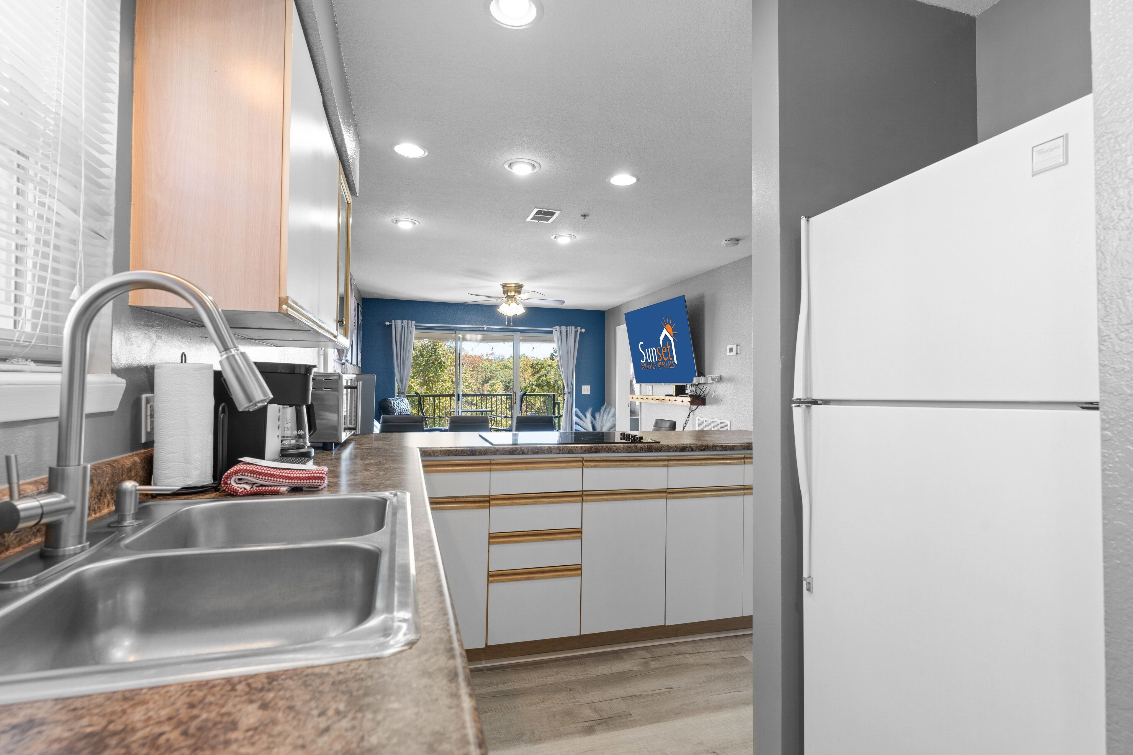 公寓客房, 2 間臥室 | 私人廚房 | 電冰箱、咖啡機/沖茶器