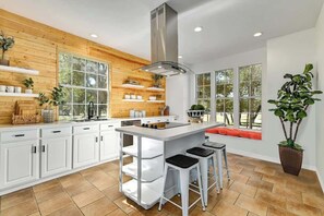 House, Multiple Beds, Pool Access, Pool View (209 Peabody) | Private kitchen