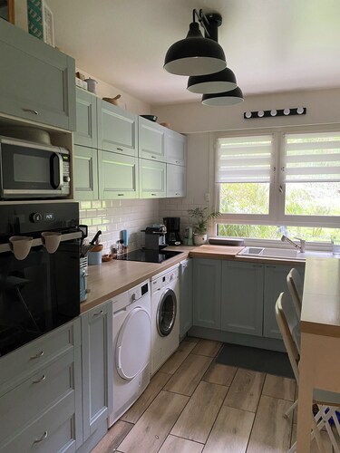 Bel appartement avec jardin
