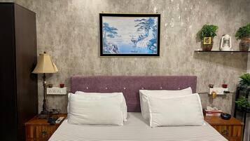 1 slaapkamer, een strijkplank/strijkijzer, wifi, beddengoed