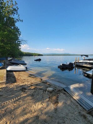 Beach nearby - Lake Breeze Hideaway | Lake Winnipesaukee Vacation Home in Patrician Shores (Meredith)
