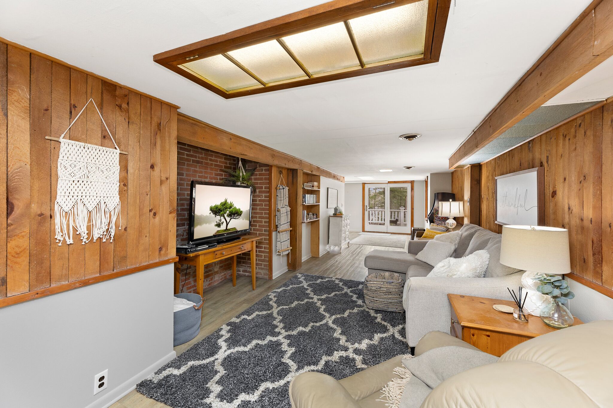 TV connectée, cheminée