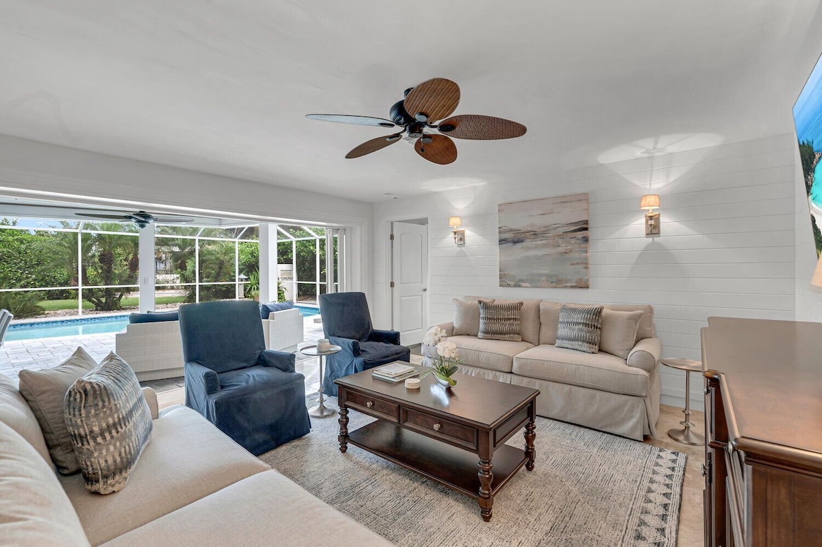 Photo 4 of Naples Coastal Beach Cottage W/ Private Pool - Walk to the Beach & Waterside!