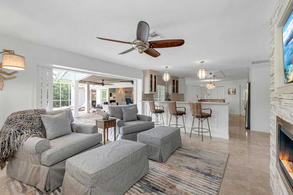 Photo 9 of Naples Coastal Beach Cottage W/ Private Pool - Walk to the Beach & Waterside!