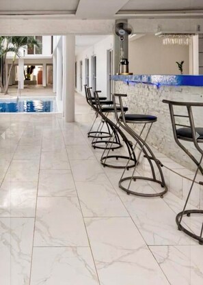 Pool - Condo with private balcony with pool view (Sosúa)