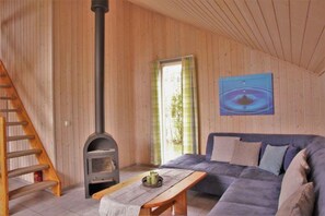 Luksushus, 3 soverom | Oppholdsrom | Peis