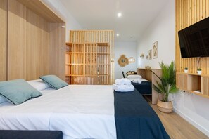 1 chambre, fer et planche à repasser, Wi-Fi gratuit, draps fournis