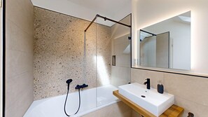 Hair dryer, towels