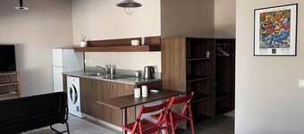 Serenity Lodge, an eco olive groove facing the Sea surrounded by pine forest