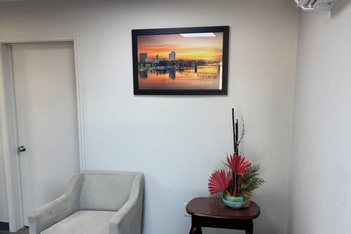 Lobby sitting area