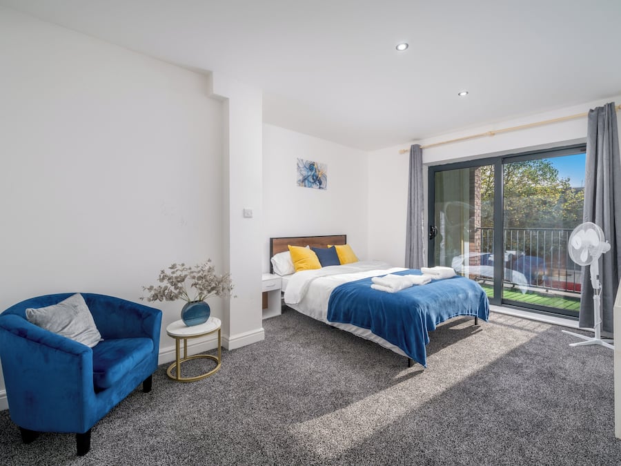 Leilighet | 2 soverom, strykejern/-brett, wi-fi (inkludert) og sengetøy