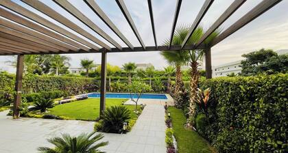 5-bedroom villa with private pool & garden in palm valley-6th october