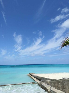 Sun-loungers, beach towels