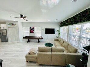 Smart TV, video games, table football