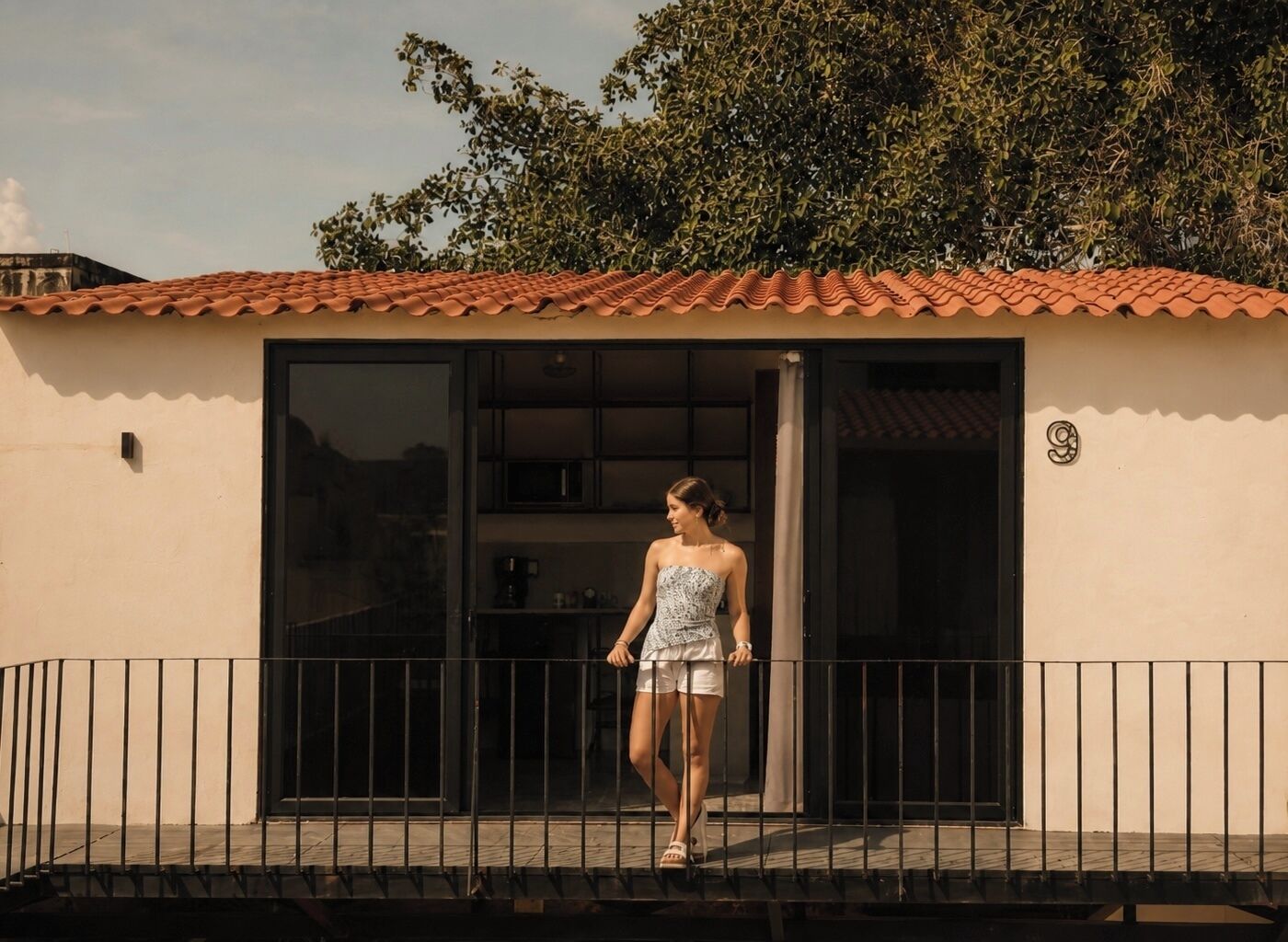 Estudio familiar, vistas al patio | Edredones de plumas, wifi gratis, ropa de cama