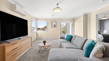 Télévision, cheminée