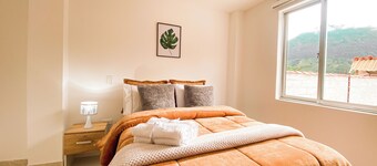 Tranquility and mountains near the main park.