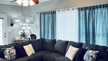 Smart TV, video games, DVD player, books