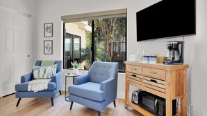 TV connectée, cheminée