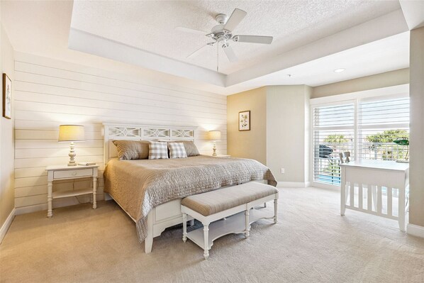 3 bedrooms, desk, iron/ironing board, free WiFi - Coastal Comfort 3BR Condo with Pool & Hot Tub (Cocoa Beach)