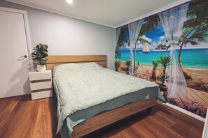 3 chambres, fer et planche Ă repasser, Wi-Fi, draps fournis