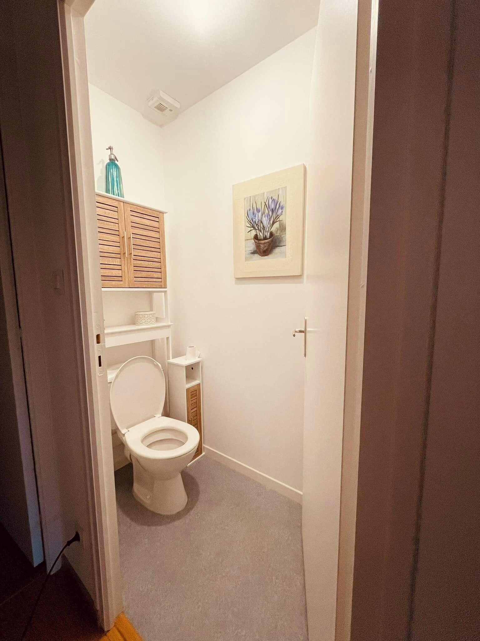 Sèche-cheveux, serviettes fournies, papier toilette