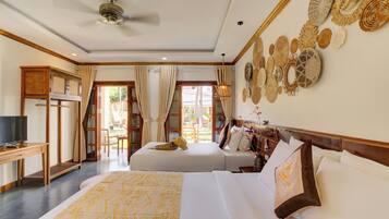 Deluxe Triple Room, Balcony, Garden View | Exterior