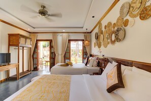 豪華三人房, 露台, 花園景 | 外觀