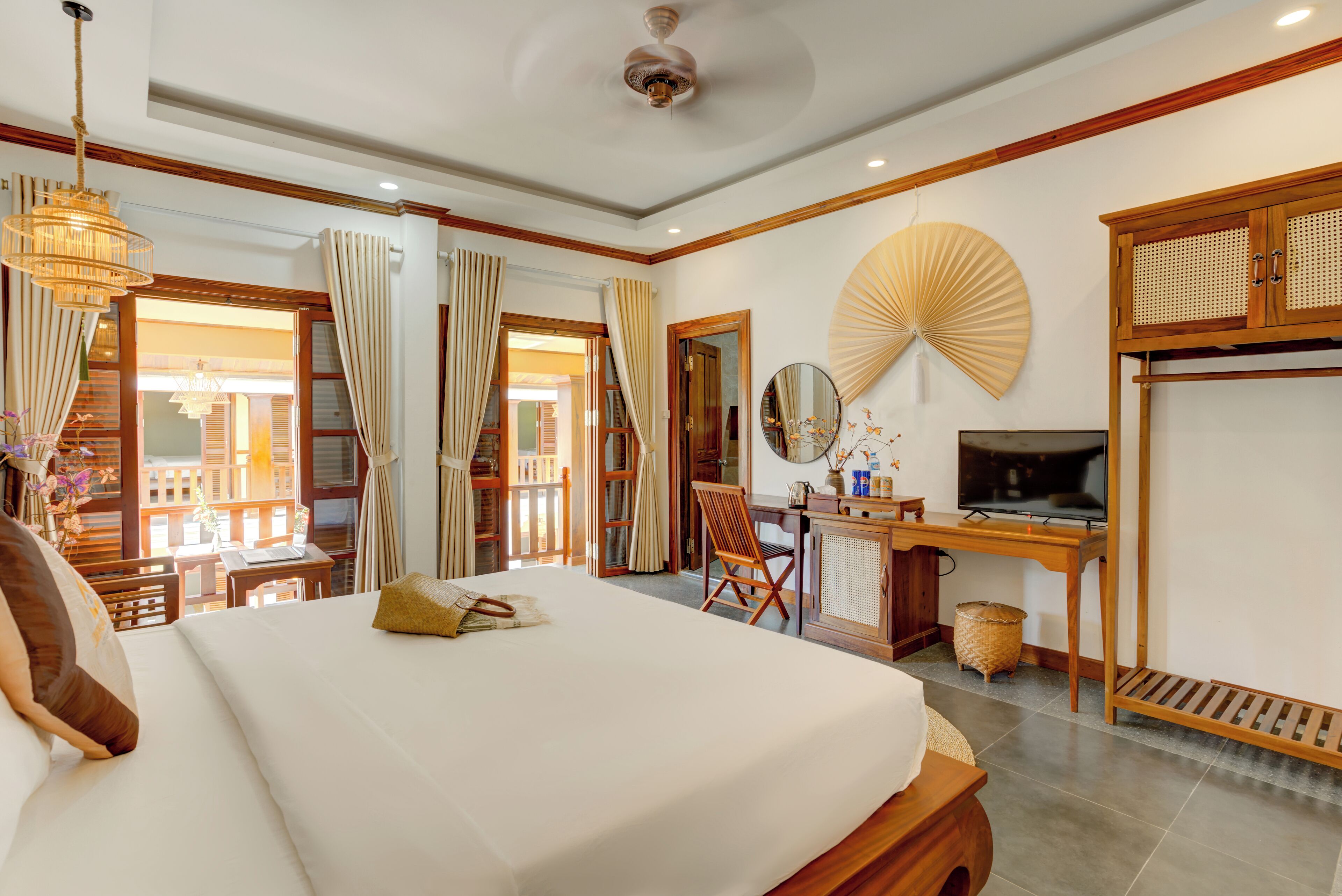 Deluxe Double Room, Balcony, Garden View | View from room