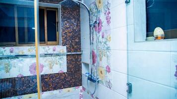 Free toiletries, slippers, towels, soap