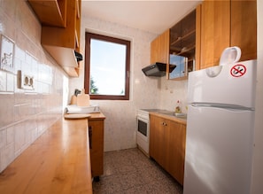 Apartment (Two Bedroom Apartment with Sea View) | Private kitchen | Fridge