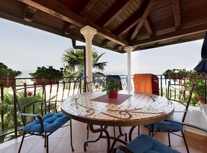 Apartment (One Bedroom Apartment with Terrace an) | Terrace/patio - Stylish Lovran Sea View Apartments (Lovran)