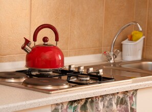 Apartment (One Bedroom Apartment with Sea View) | Private kitchen | Fridge