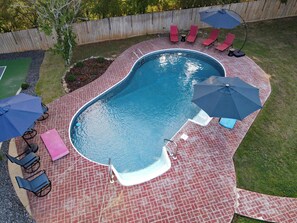 Pool - Serene Private Pool, Outside55"TV,Grill,Cornhole,85"TVoverfireplace 15 Min to UA (Tuscaloosa)