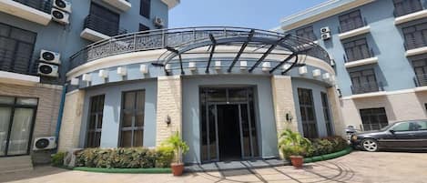 Fassade der Unterkunft