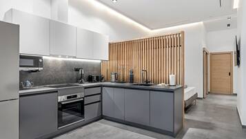 Premium Loft, 2 Bedrooms | Private kitchen