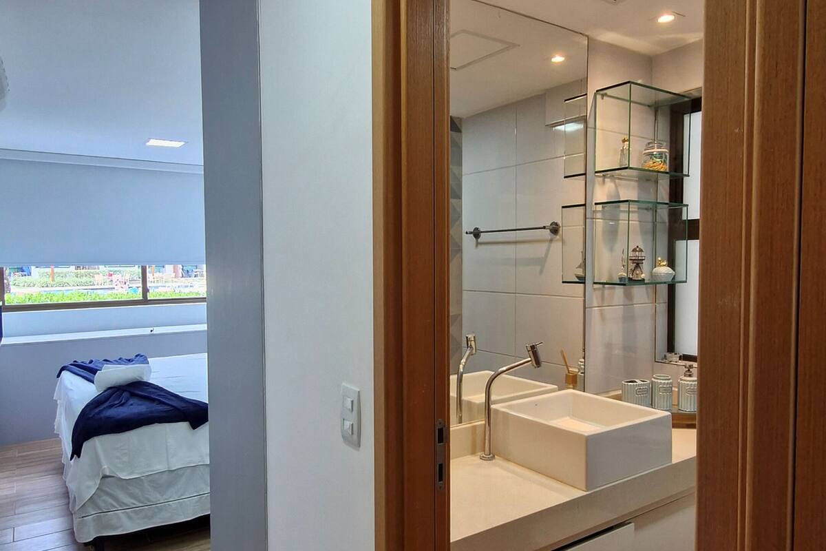 2 bedrooms, blackout curtains, free WiFi, bed sheets