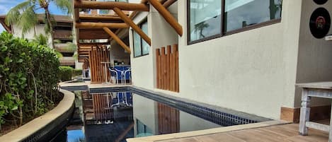 Senior Apartment | Pool | 3 outdoor pools, pool umbrellas, sun loungers