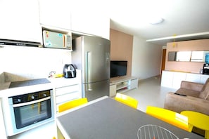 2 bedrooms, blackout curtains, free WiFi, bed sheets - La Fleur Polinésia Residence - Muro Alto (Ipojuca)
