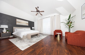 4 habitaciones, tabla de planchar con plancha, wifi y ropa de cama 