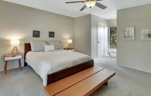 3 bedrooms, iron/ironing board, WiFi, bed sheets