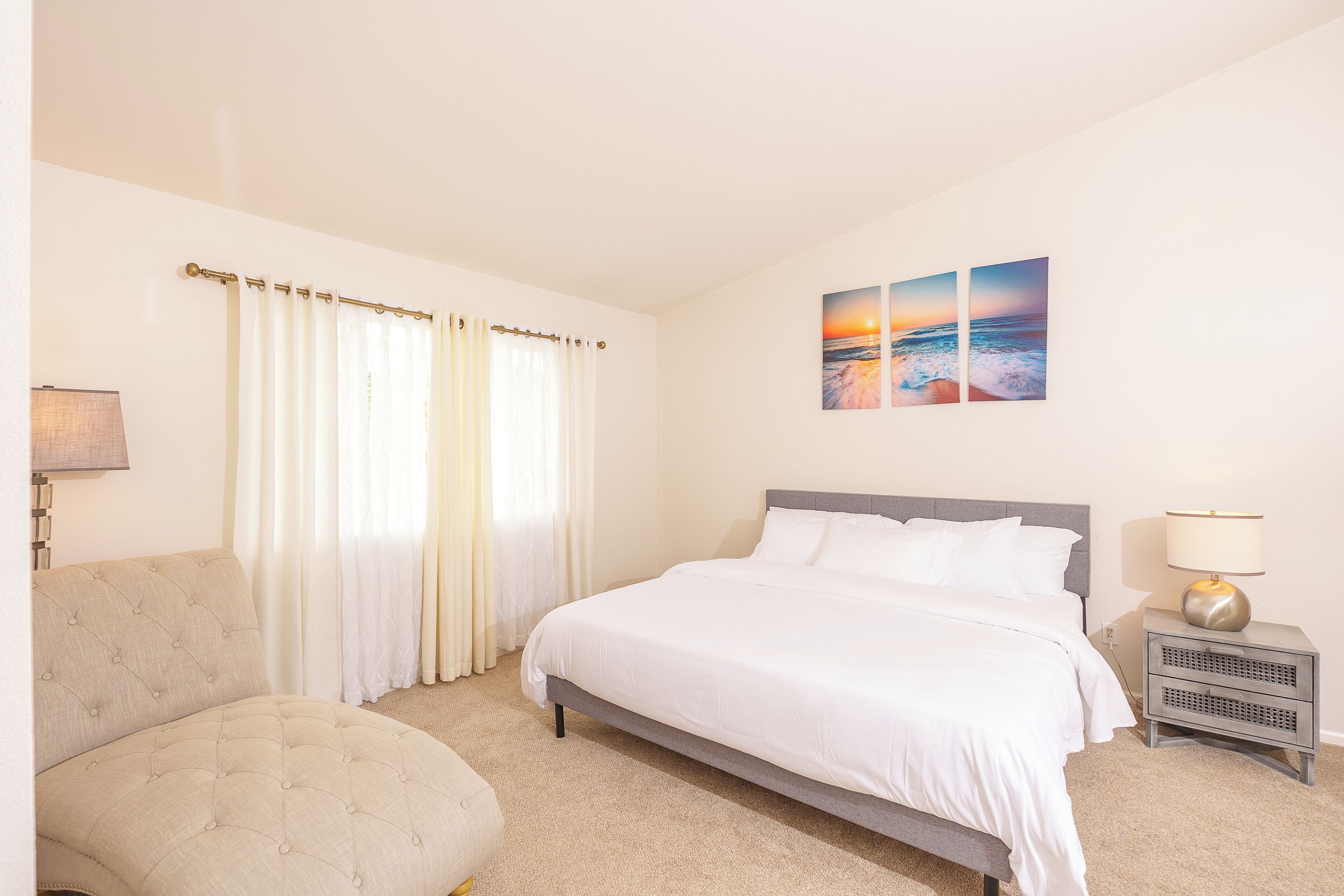 5 bedrooms, iron/ironing board, travel crib, WiFi