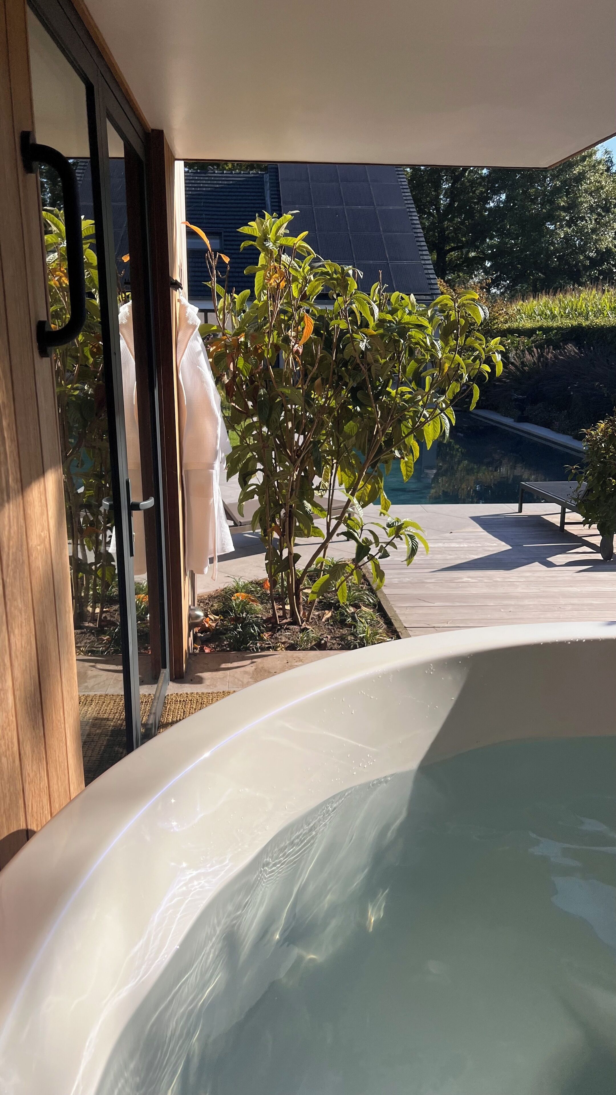 Een sauna, warm/mineraalwaterbronnen, massagebehandelingen