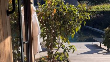 Een sauna, warm/mineraalwaterbronnen, massagebehandelingen