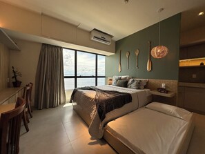 1 Schlafzimmer, BĂŒgeleisen/BĂŒgelbrett, WLAN, BettwĂ€sche