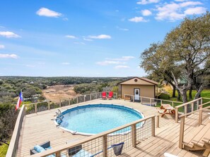 Pool - Charming 3-bedroom house in Burnet, TX on Lake Buchanan with WiFi, AC (Burnet)