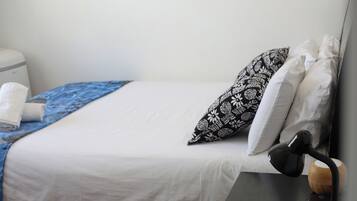 3 bedrooms, desk, iron/ironing board, travel crib