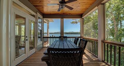 Luxury on Lake Nottely near Blairsville, Unmatched lake and mountain views.